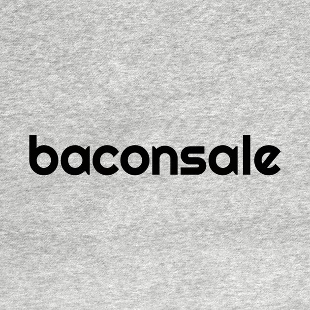 Basic Baconsale Logo - Black by baconsale