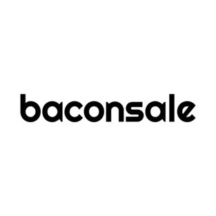 Basic Baconsale Logo - Black T-Shirt