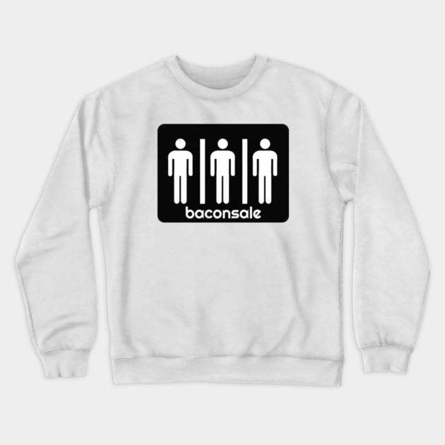 Bathroom Baconsale Boys Crewneck Sweatshirt by baconsale