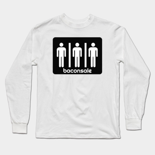 Bathroom Baconsale Boys Long Sleeve T-Shirt by baconsale
