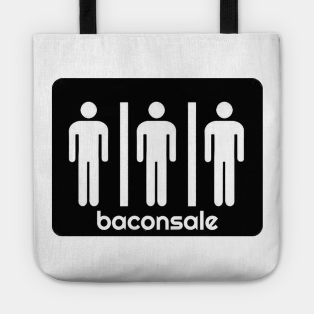Bathroom Baconsale Boys Tote by baconsale