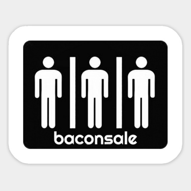 Bathroom Baconsale Boys Sticker by baconsale