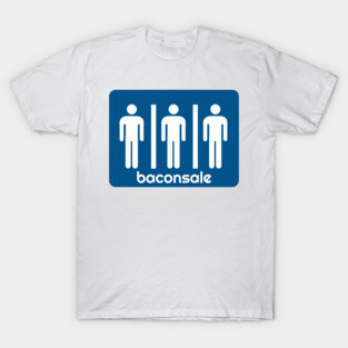 Blue Bathroom Baconsale Boys T-Shirt