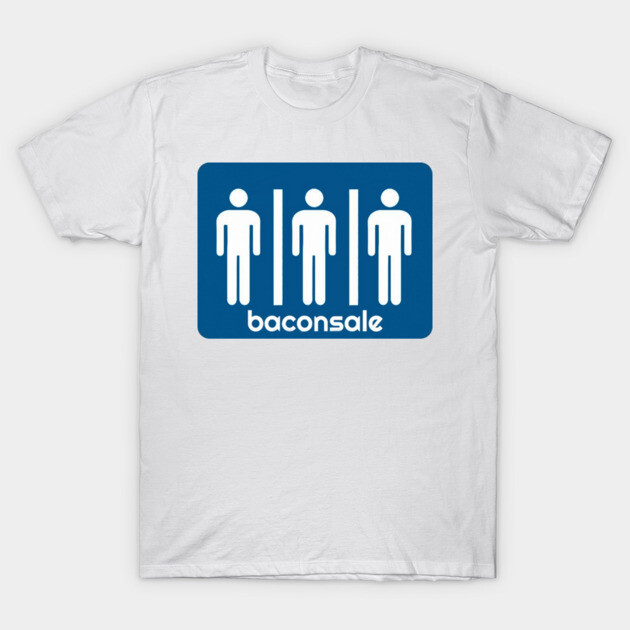 Blue Bathroom Baconsale Boys T-Shirt by baconsale