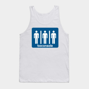 Blue Bathroom Baconsale Boys Tank Top