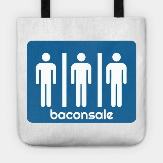 Blue Bathroom Baconsale Boys Tote by baconsale