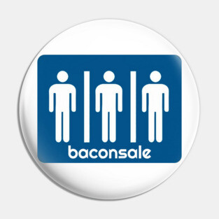 Blue Bathroom Baconsale Boys Pin