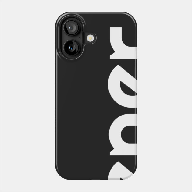 I Am the listener - White Print Phone Case by baconsale