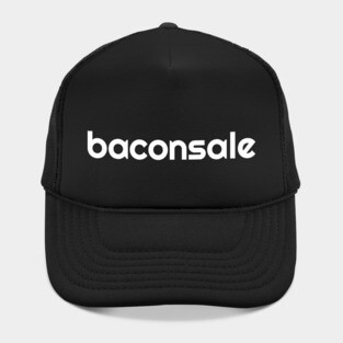 Baconsale - white logo Hat