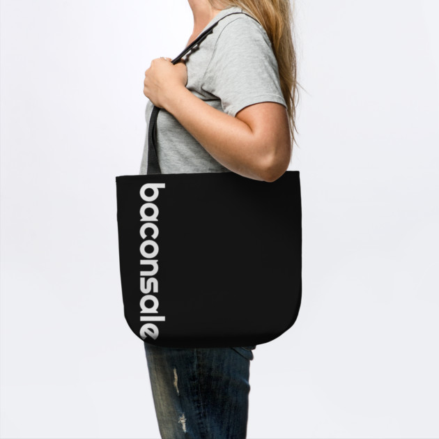 Vertical White Print Baconsale by baconsale