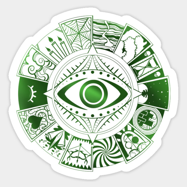 15 Fears Wheel Sticker by Rusty Quill