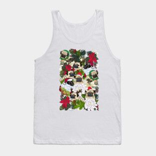 Because Christmas Pug Tank Top