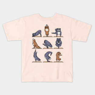 American Pit Bull Terrier Yoga Kids T-Shirt