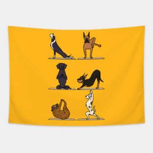 Great Dane Yoga Tapestry