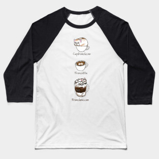 My favorite coffee Frenchie Baseball T-Shirt