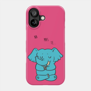 Namaste Elephant Phone Case