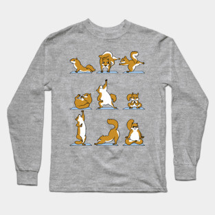 Squirrel Yoga Long Sleeve T-Shirt