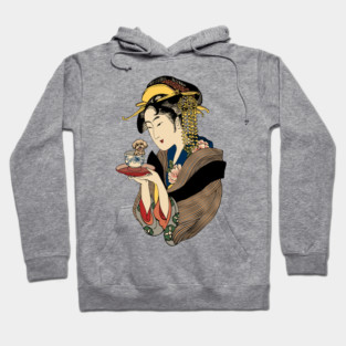 Tea time with Poodle Hoodie