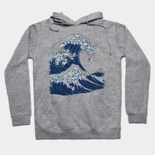 The Great Wave Shih Tzu Hoodie