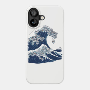 The Great Wave Shih Tzu Phone Case