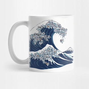 The Great Wave Shih Tzu Mug