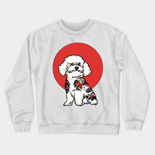 Yakuza Bichon Frise Crewneck Sweatshirt