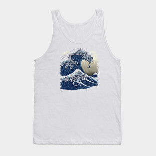 The Great Wave of Panda Tank Top