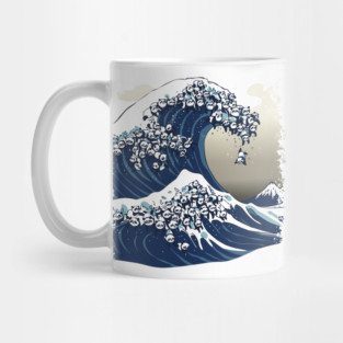 The Great Wave of Panda Mug