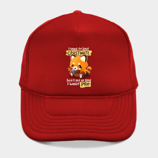 Red panda procrastinator Hat