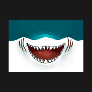 Shark mask omnomnom T-Shirt