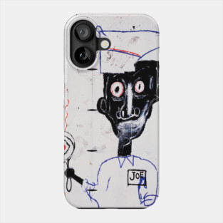 Basquiat Eyes and Eggs Phone Case