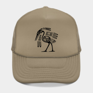Tribal Crane Mexico Hat
