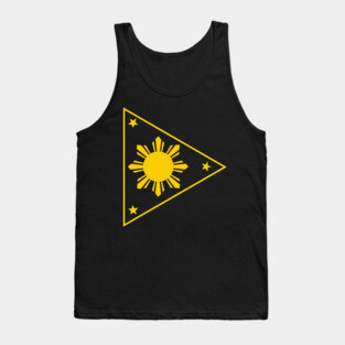 Philippines Three Stars and a Sun -Triangle v2 Tank Top