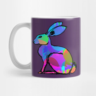 Colorful Hare Mug