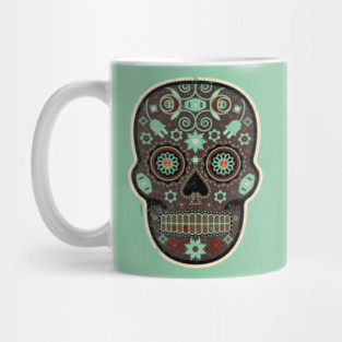 Cráneo de Café Mexican Sugar Skull Mug