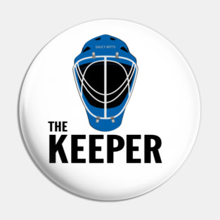 Hockey Goalie The Keeper Pin