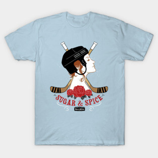 Sugar and Spice Women's Hockey T-Shirt