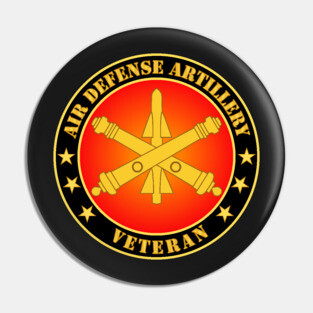 Air Defense Artillery Veteran Pin