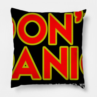 Don't Panic - and remember your towel Pillow