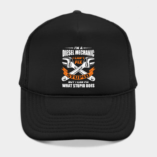 Funny Diesel Mechanic Gift Hat
