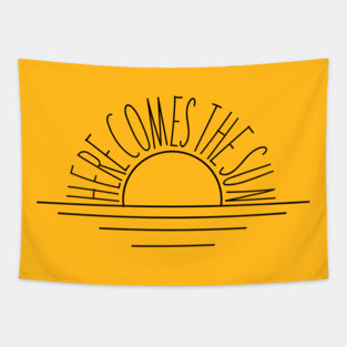 here comes the sun Tapestry