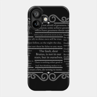 Shakespeare Quotes Phone Case