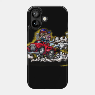 So Cal Hot Rod drag racing cartoon Phone Case
