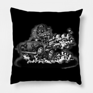 California Drag Racer Pillow