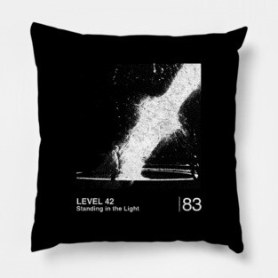 Level 42 - Standing In The Light  / Minimalist Graphic Artwork Design Pillow