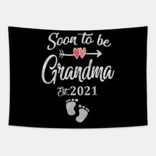 Soon to be grandma 2021 Tapestry