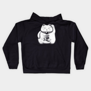 Maneki Neko Kids Hoodie
