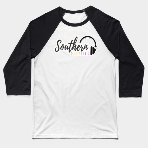 Share the love Sticker Baseball T-Shirt by Southern Queeries Podcast