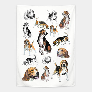 beagle Tapestry