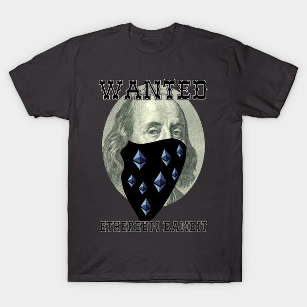 Ethereum Bandit T-Shirt by CryptoTextile